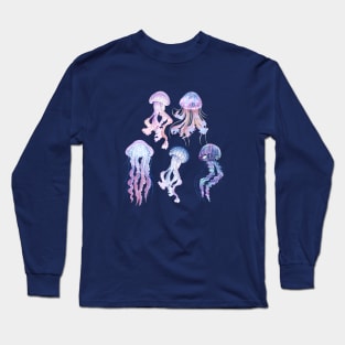 Translucent Jellyfishes Long Sleeve T-Shirt